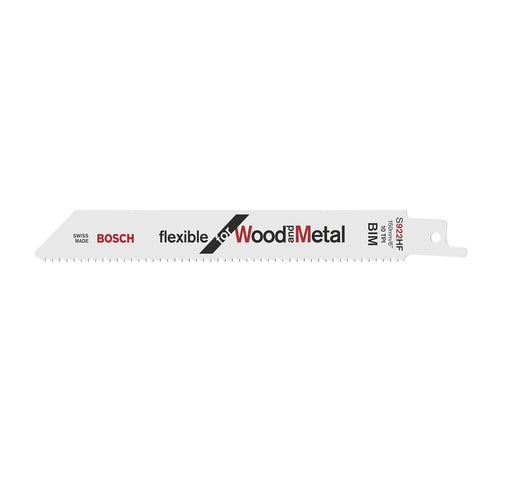 Bosch | Reciprocating Saw Blade S 922 HF Flexible for Wood & Metal - BPM Toolcraft
