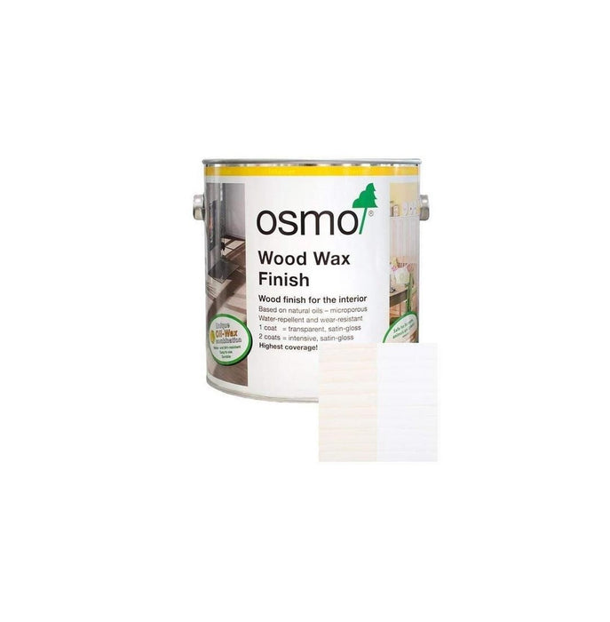 OSMO | Wood Wax Finish 3186 White Matt 375ml - BPM Toolcraft
