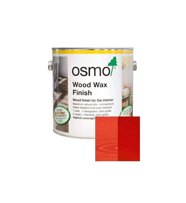 OSMO| Wood Wax Intensive Colours Flame Red 375ml 3104