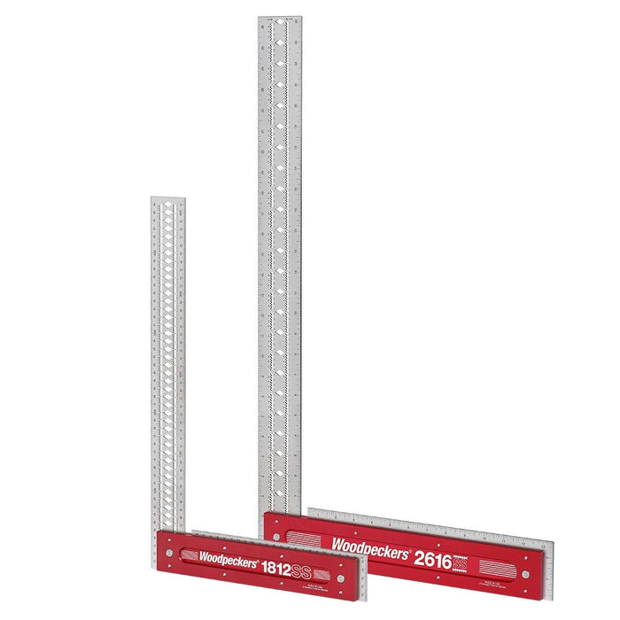 Woodpeckers Precision Square Set - Metric - Stainless