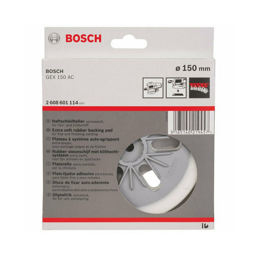 Bosch | Backing Pad for GEX 150 (Extra Soft) 150mm - BPM Toolcraft