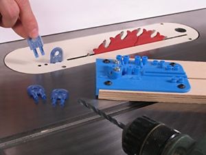 Microjig | MJ Splitter SteelPro Kit (1/8" Full Kerf) Blue - BPM Toolcraft