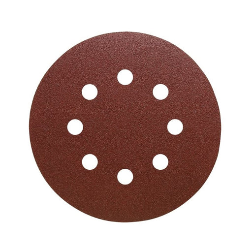 Klingspor Abrasive Discs, 40Grit, 125mmØ, PS22K, GLS5-8 Holes (Box of 50) - BPM Toolcraft