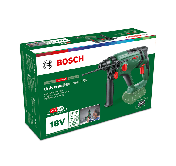 Bosch DIY | UniversalHammer 18V Hammer Drill Solo (Online Only) - BPM Toolcraft