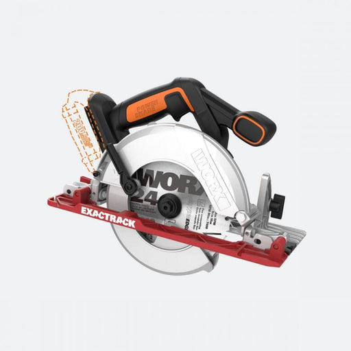 Worx | Circular Saw, Easy Track, 20V 165mm, Tool Only (Online Only) - BPM Toolcraft